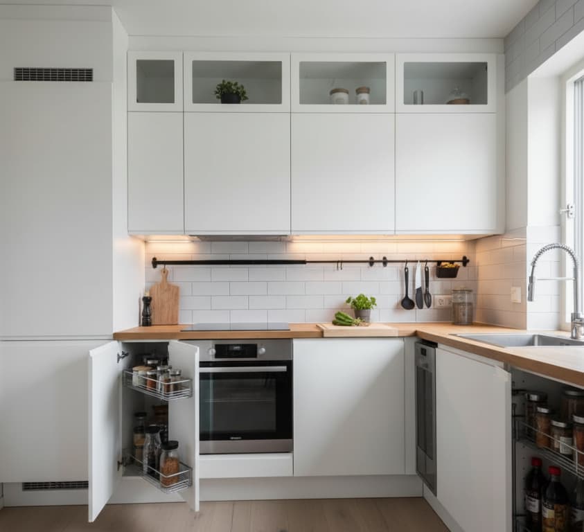 Jak urządzić funkcjonalną kuchnię w małym mieszkaniu
