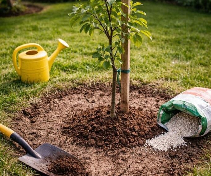 Drzewko posadzone, podlewane, nawożone… a rośnie słabo