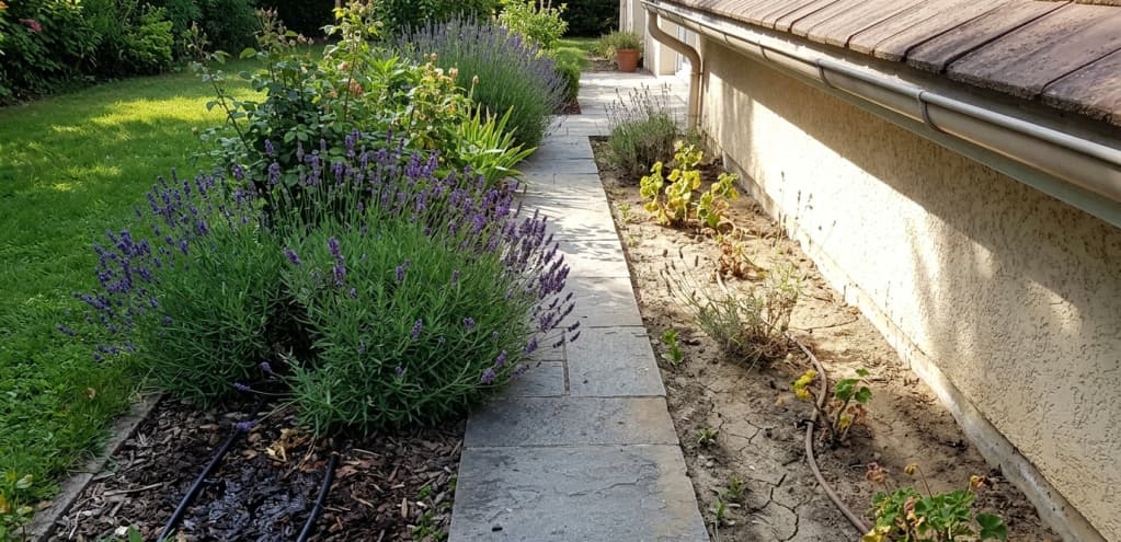 Dlaczego rośliny przy elewacji rosną gorzej niż w pozostałej części ogrodu