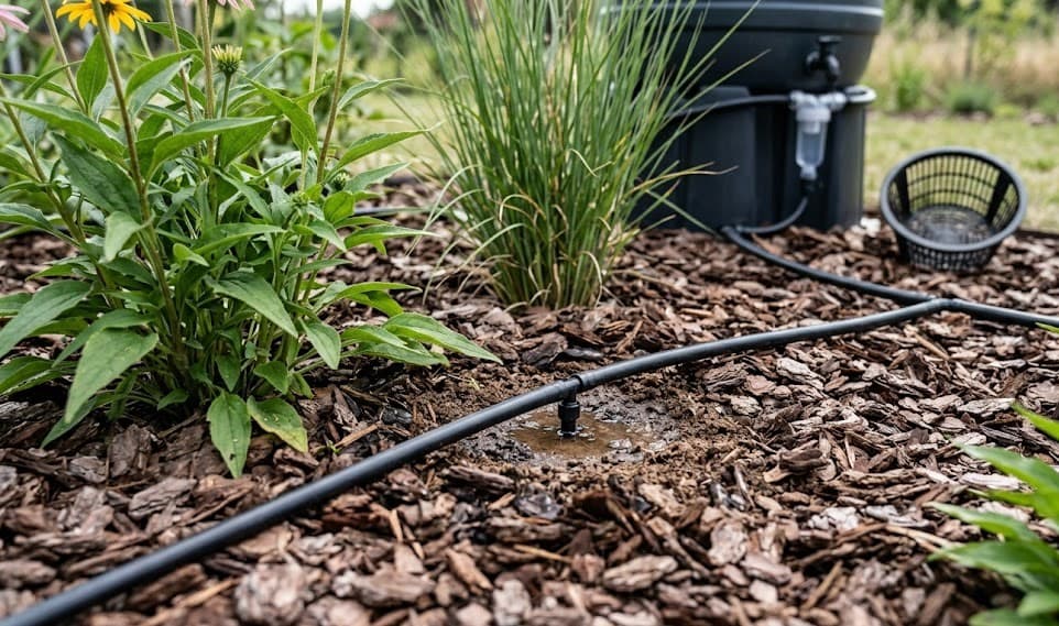Ogród bezobsługowy – dobór gatunków pod automatyczne nawadnianie kropelkowe